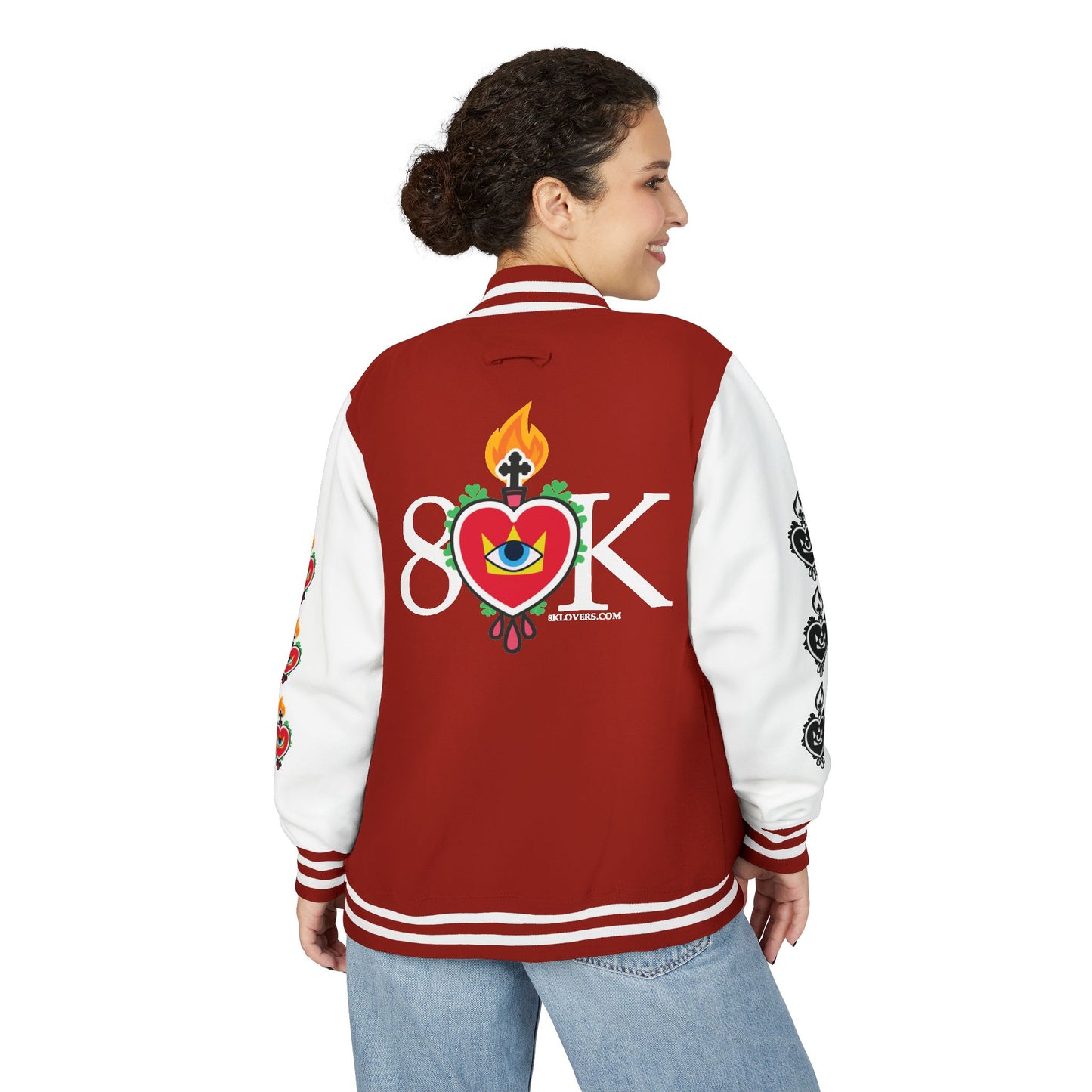#21 Retro Unisex Heavyweight Letterman Jacket - 80KšLovers 1985