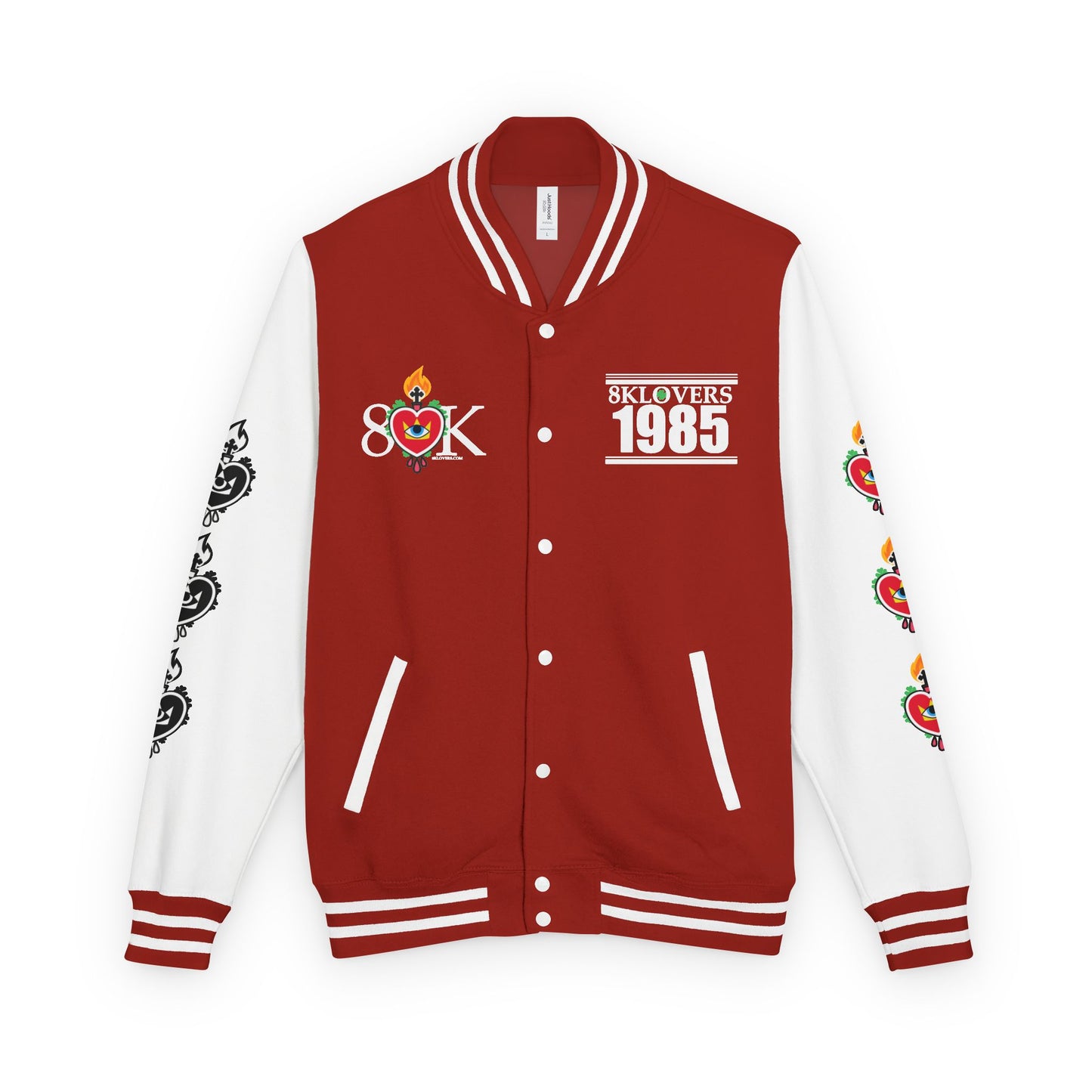 #21 Retro Unisex Heavyweight Letterman Jacket - 80KšLovers 1985