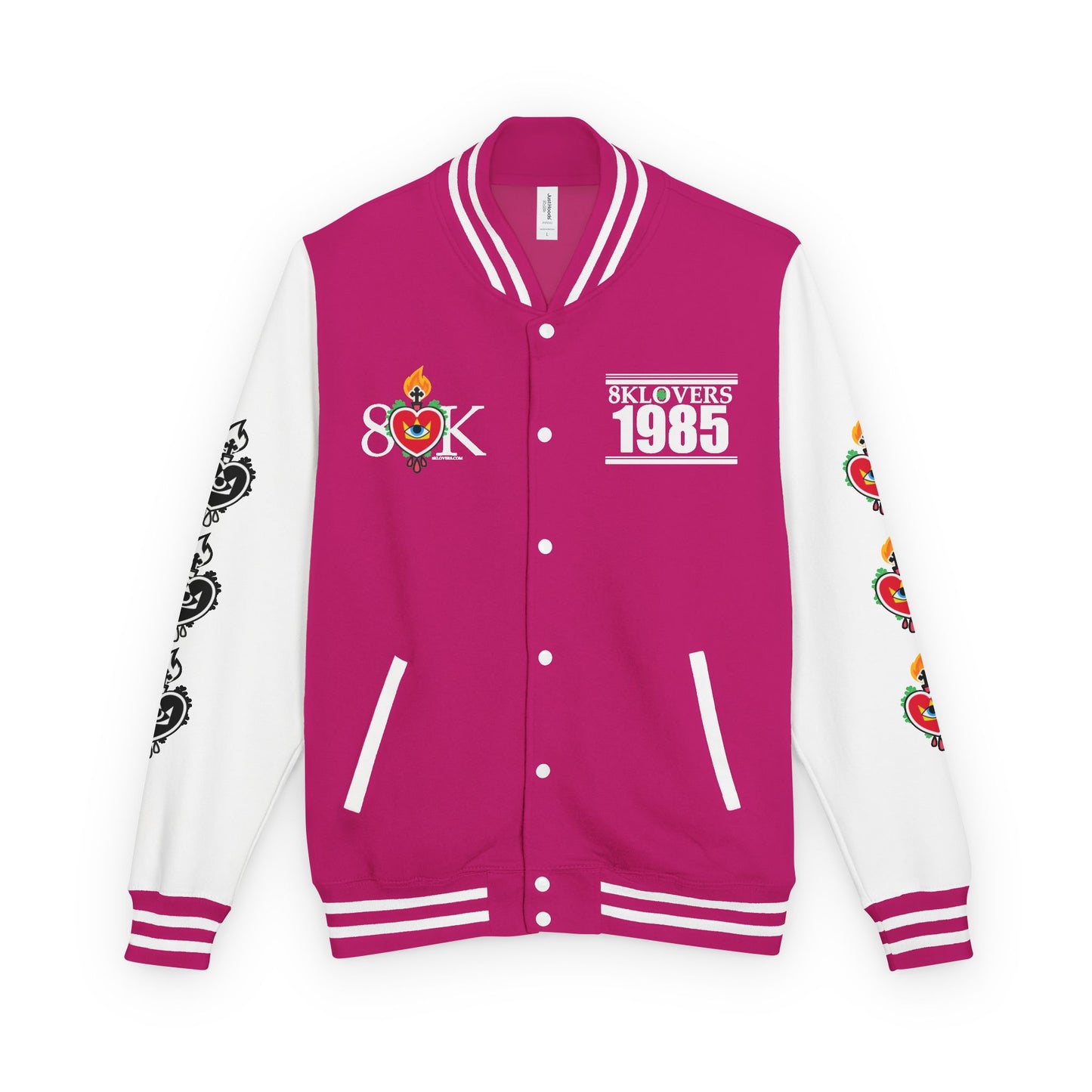 #21 Retro Unisex Heavyweight Letterman Jacket - 80KšLovers 1985