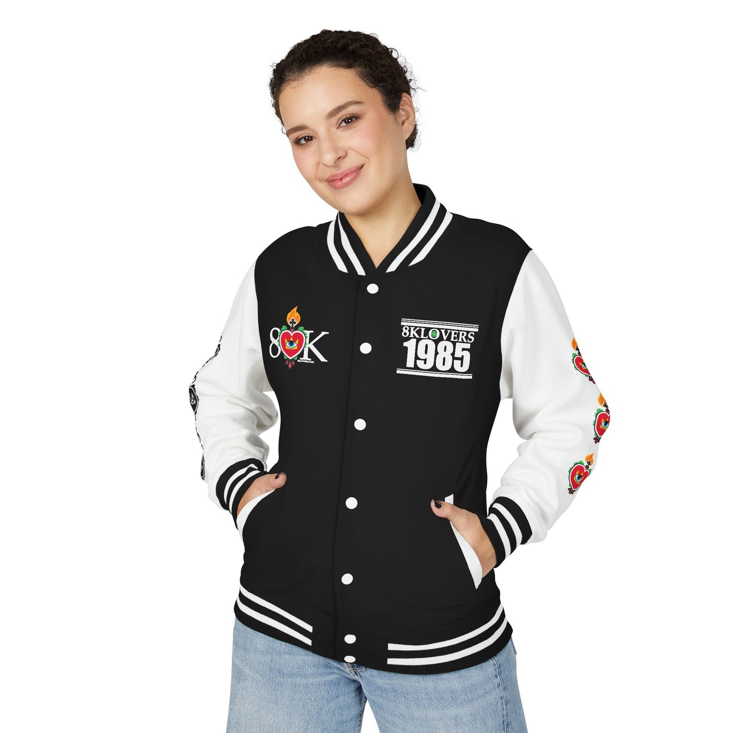 #21 Retro Unisex Heavyweight Letterman Jacket - 80KšLovers 1985