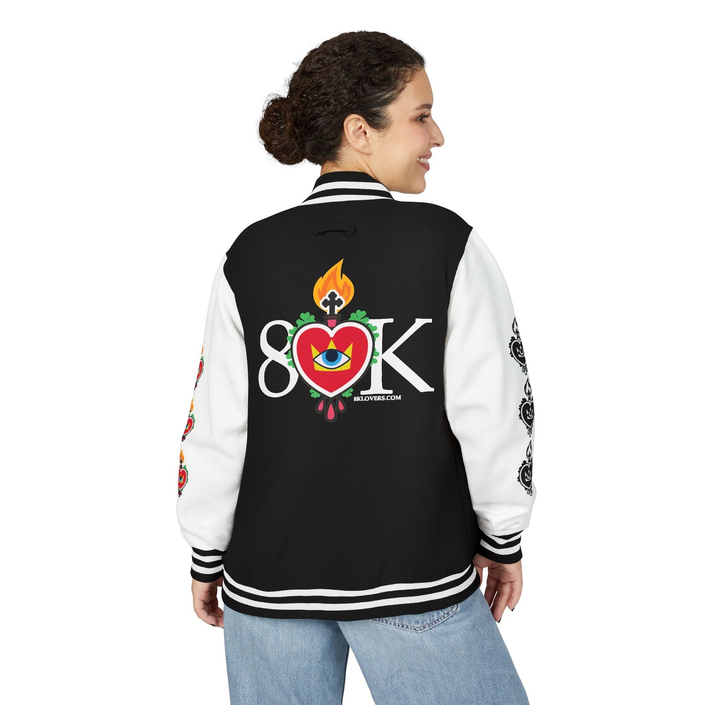 #21 Retro Unisex Heavyweight Letterman Jacket - 80KšLovers 1985