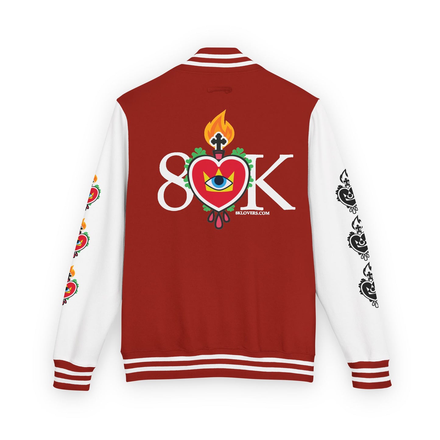 #21 Retro Unisex Heavyweight Letterman Jacket - 80KšLovers 1985