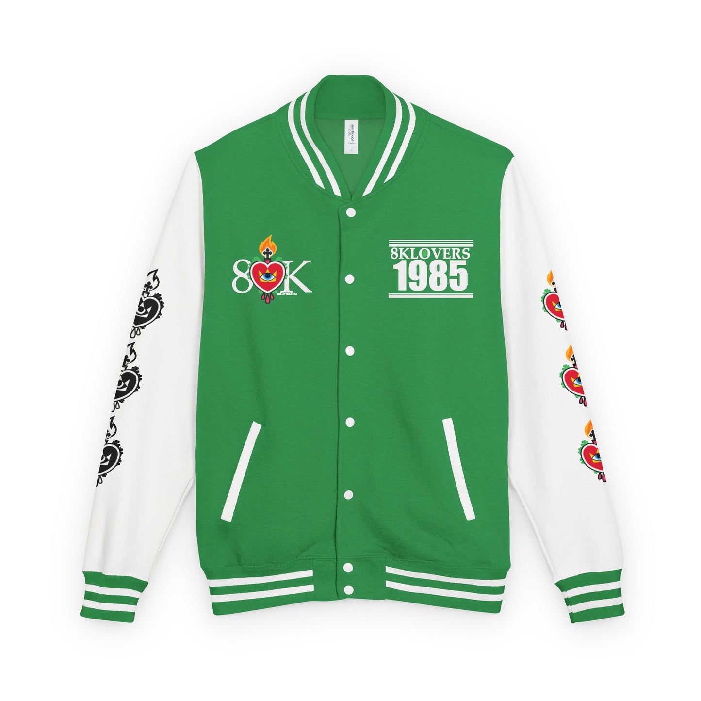 #21 Retro Unisex Heavyweight Letterman Jacket - 80KšLovers 1985