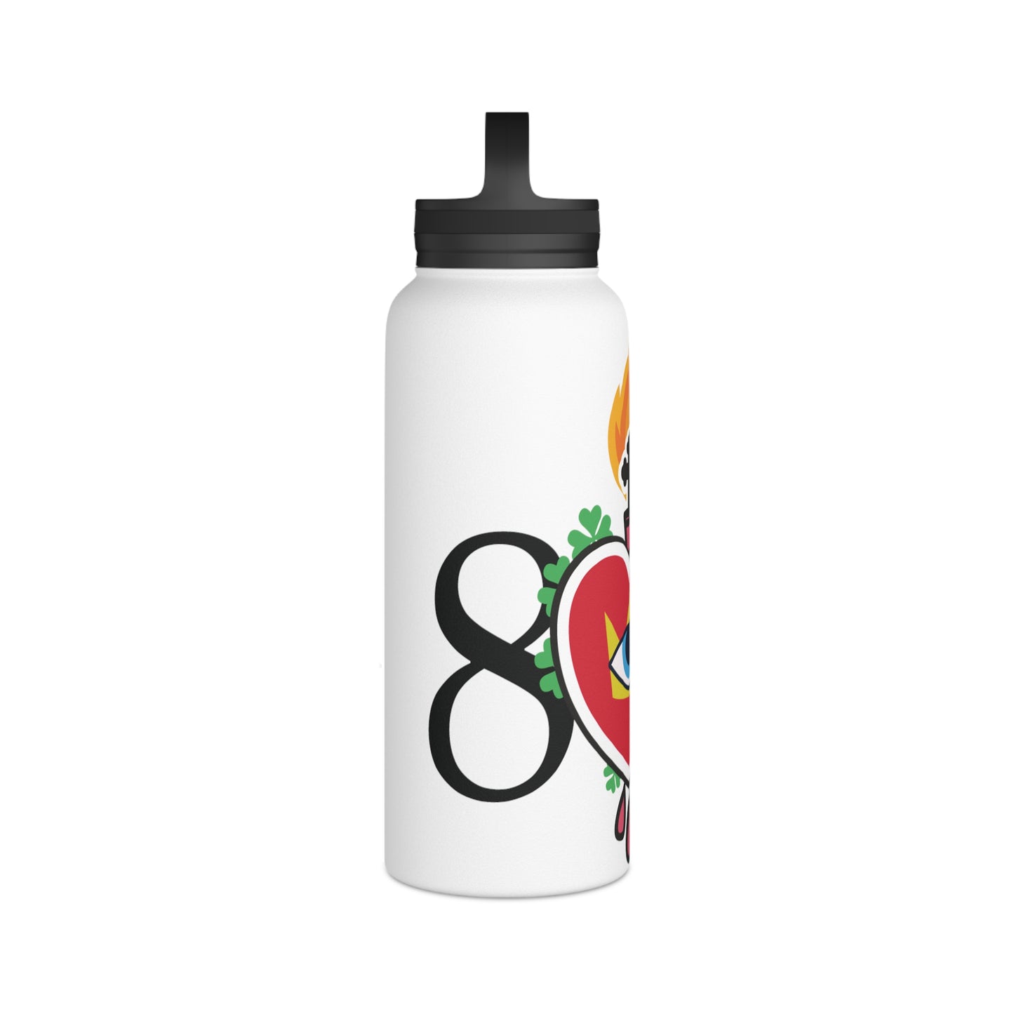 #3 Colorful Heart & Eye Stainless Steel Water Bottle
