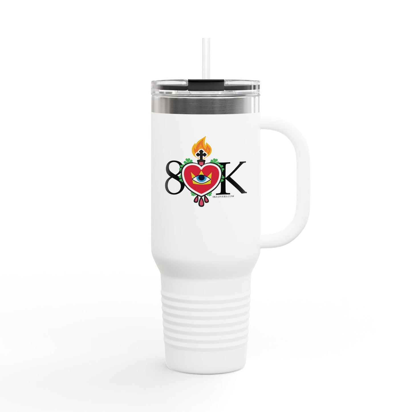 #4 Stylish 40oz Insulated Travel Mug - Perfect for On-the-Go Sipping