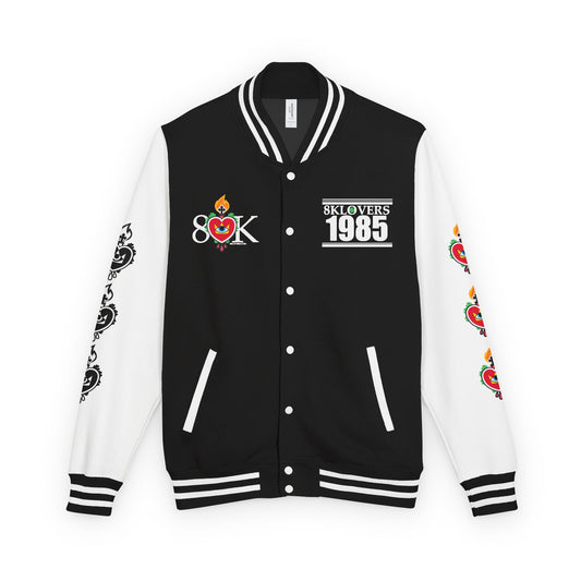 #21 Retro Unisex Heavyweight Letterman Jacket - 80K🍀Lovers 1985