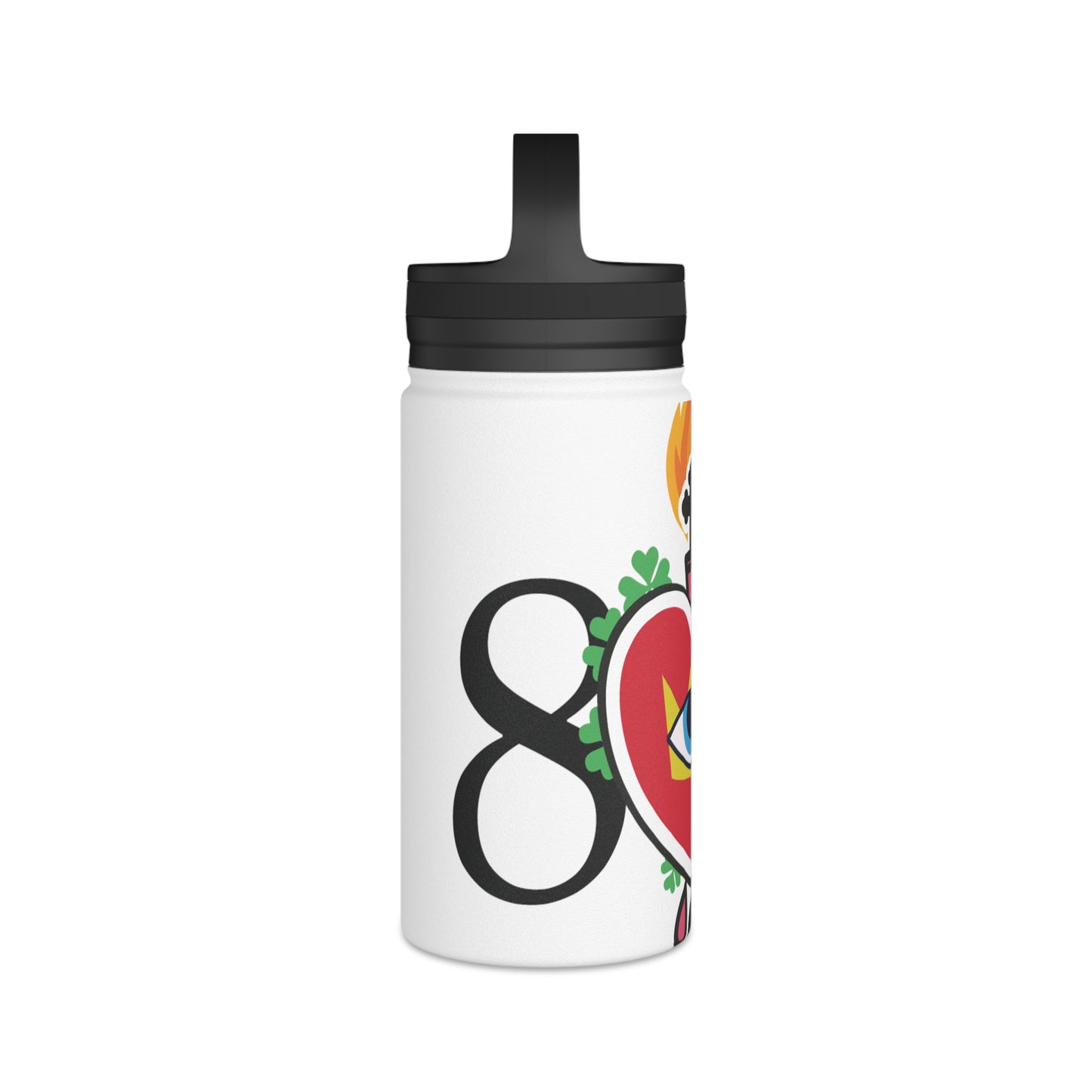 #3 Colorful Heart & Eye Stainless Steel Water Bottle